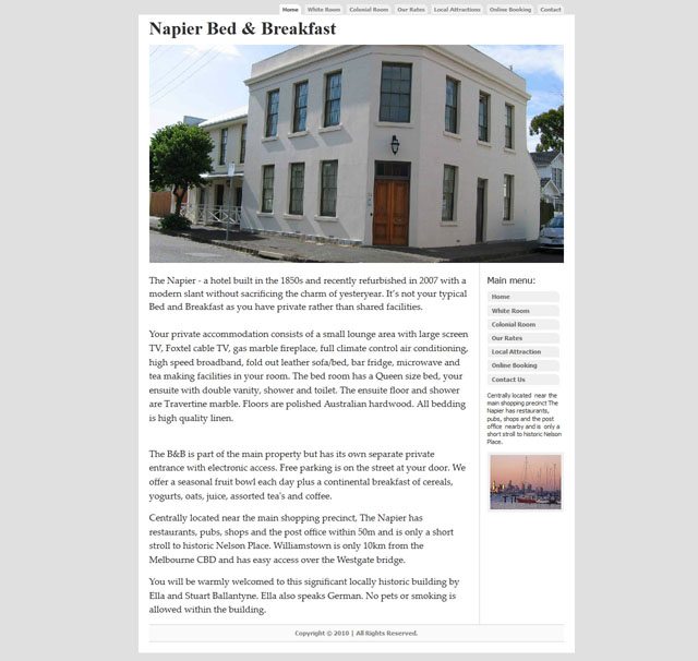 Napier Bed & Breakfast